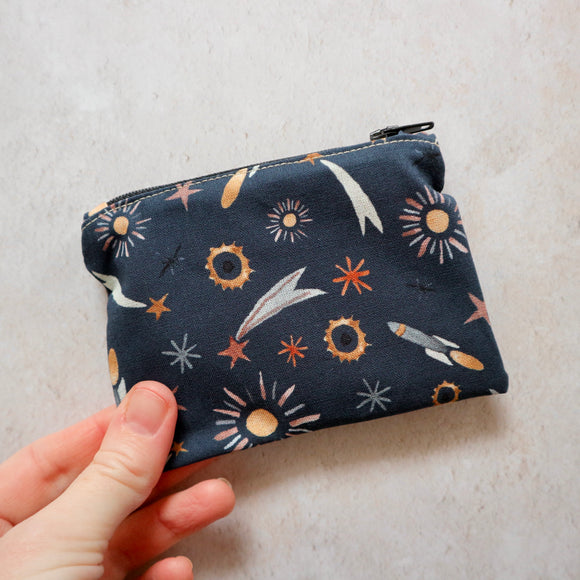 Stars and Spaceships Coin Purse
