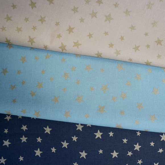 Stella Gold Star Fabric
