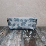 Grey Elephants Pencil Case