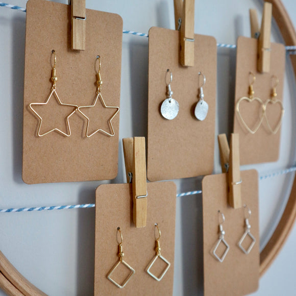 Shape Charm Earrings