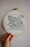 Black Swan Embroidery Kit | Nora Wright Collaboration