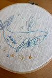 Whale Embroidery Kit | Nora Wright Collaboration