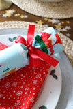 Festive Animals - Handmade Fabric Christmas Crackers