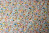 Penelope Cotton Fabric | Bright Popping Flower Bouquets