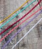 Mini Ric Rac Ribbon - Assorted Colours