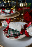 Christmas Trees and Robin - Handmade Fabric Christmas Crackers