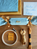 Embroider your own Fabric Crackers Kit