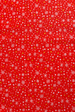 Red and White Snowflakes - Handmade Fabric Christmas Crackers