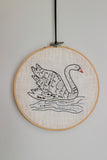 Black Swan Embroidery Kit | Nora Wright Collaboration