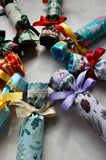 Blush Ferns - Handmade Fabric Christmas Crackers