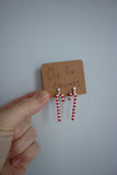 Candy Cane Earrings