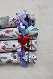 Blush Ferns - Handmade Fabric Christmas Crackers
