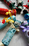 Winter Acorns - Handmade Fabric Christmas Crackers