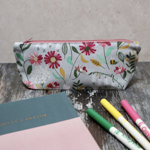 Floral Bees Pencil Case