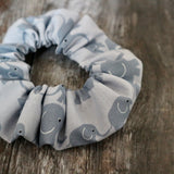 Grey Elephants Hair Scrunchie