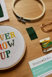 Never Grow Up Cross Stitch Kit