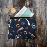 Stars and Spaceships Coin Purse