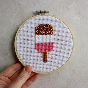 Fab Ice Lolly Cross Stitch Kit | Beginners