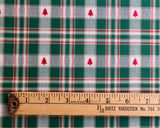 Holly Cotton Christmas Tree Fabric